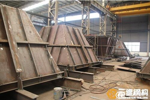 钢结构料仓来图加工出口厂家-三维钢构